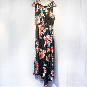 Love, Fire Floral High Low Dress